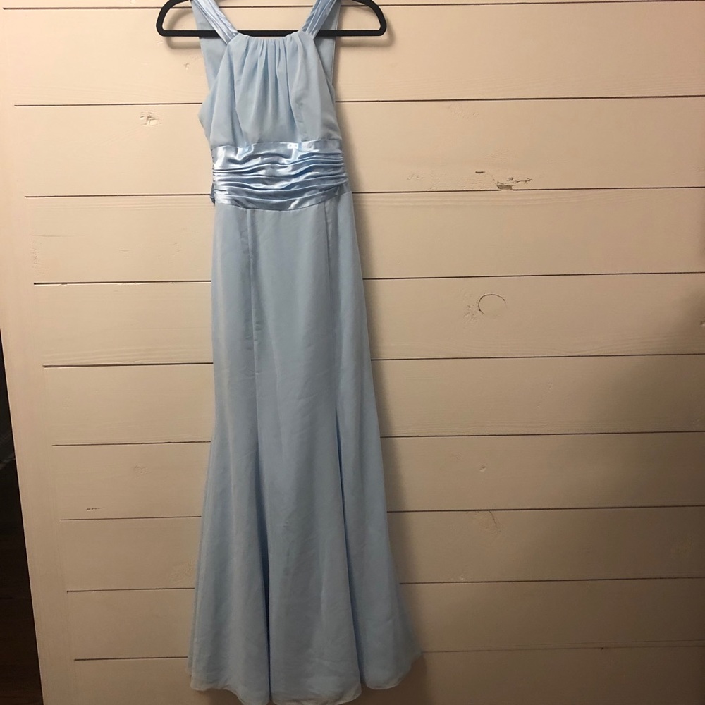 David's Bridal Bridesmaids Dress - Ice Blue